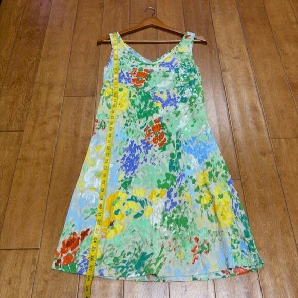Hula Moon by Jams World Womens Paolo's Garden Dress Size M Hippie Hawaiian Beach - Picture 9 of 10